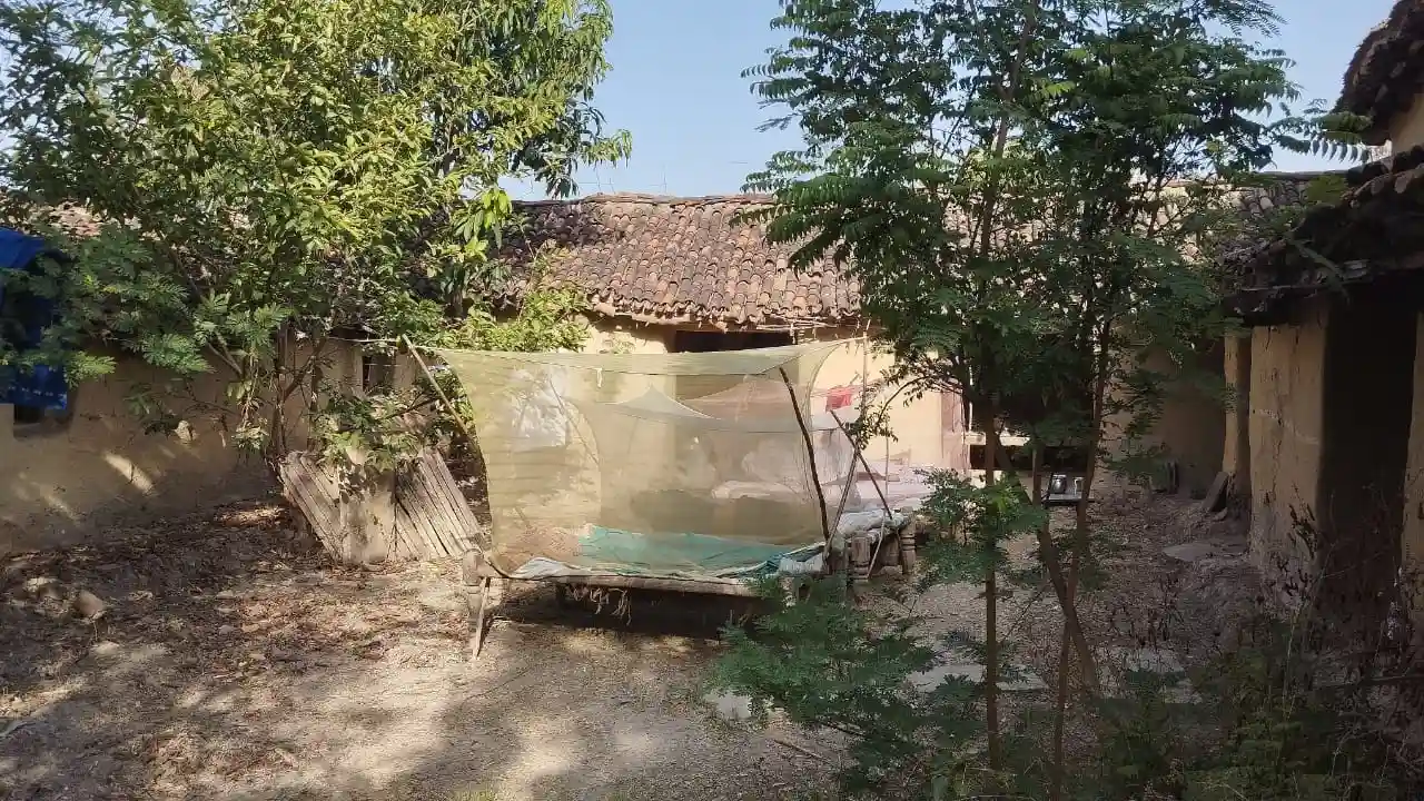 Mud House Making in Diwali festival